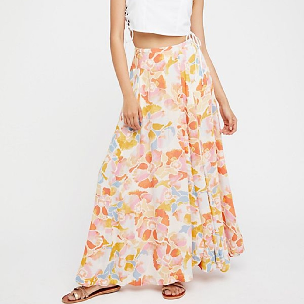 Free People Hot Tropics Maxi Skirt